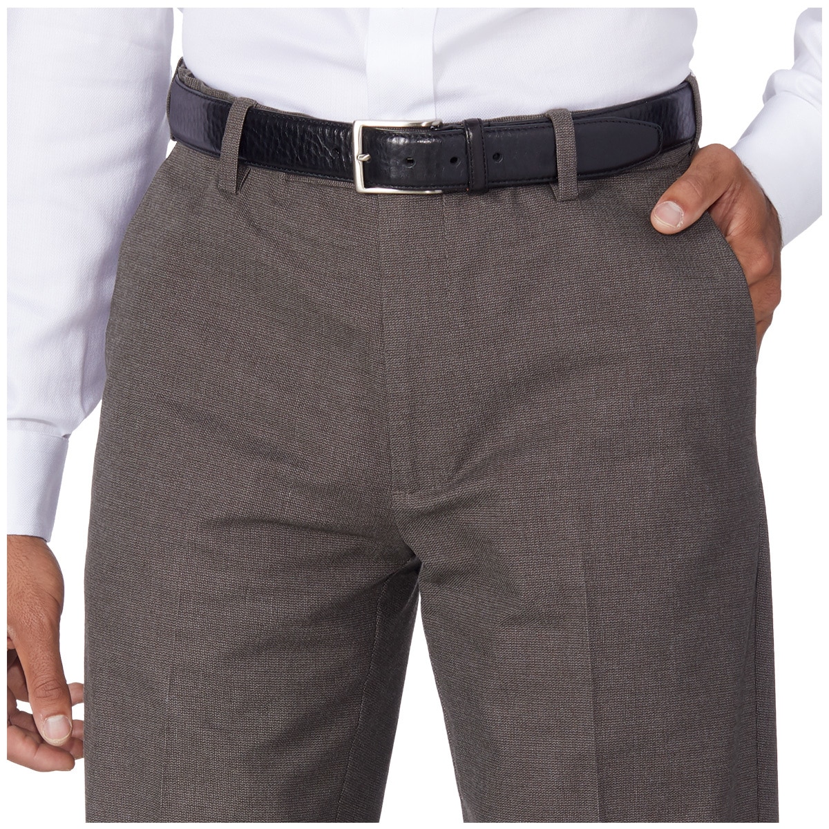 Kirkland Signature non Iron Pants - Brown