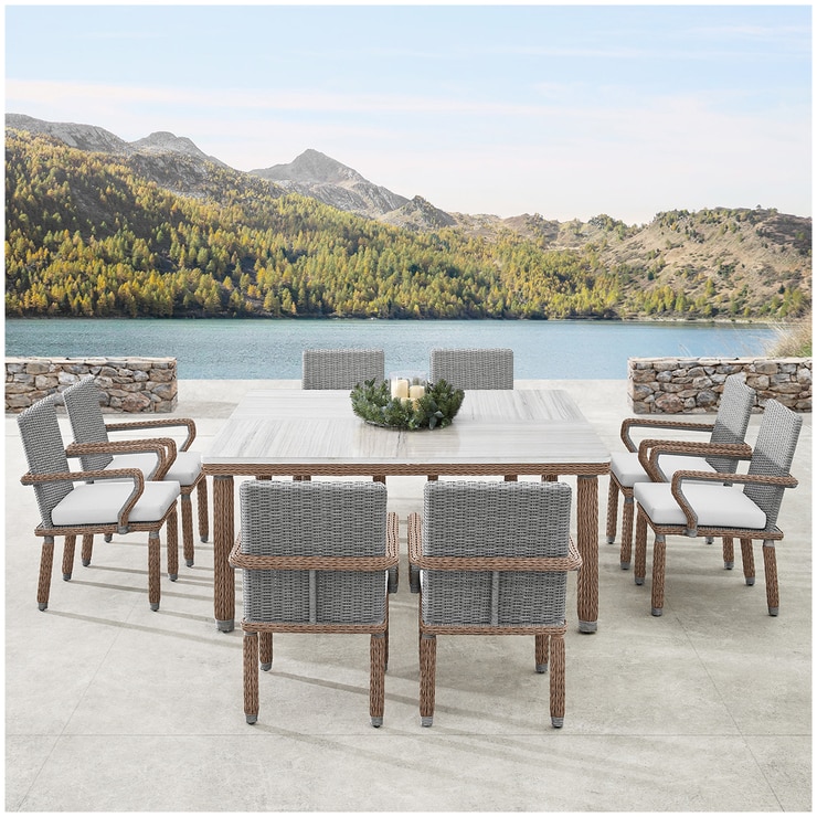 Sirio Richmond Outdoor Dining Set 9pc | Costco Australia