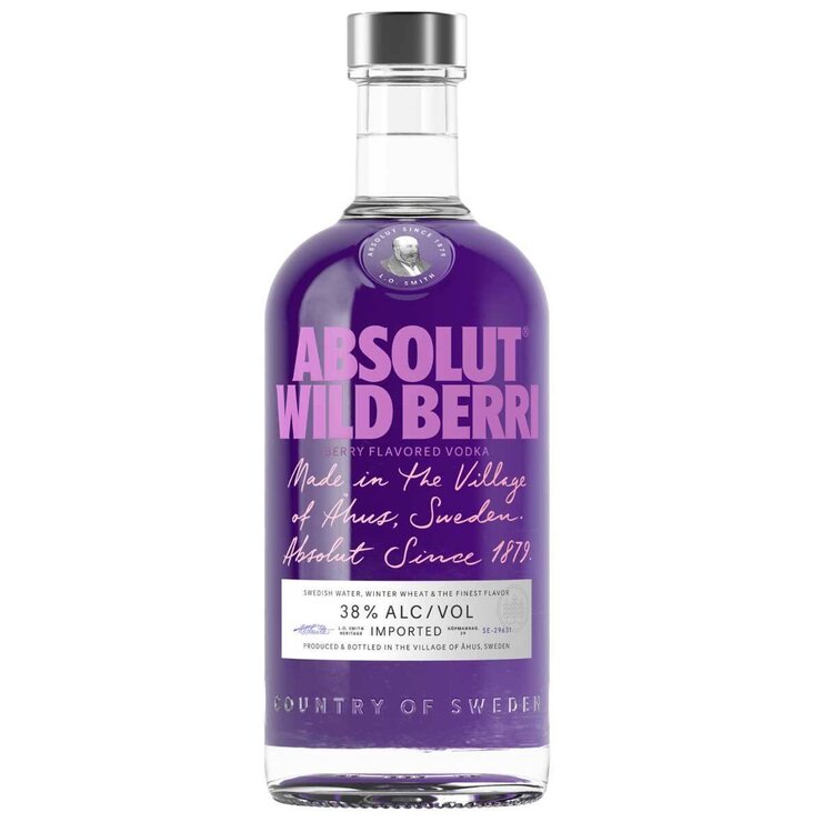 Absolut Wild Berri Vodka 700ml