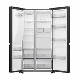 Hisense 632L Side By Side Fridge Black HRSBS633BW Hisense 632L Side By Side Fridge Black HRSBS633BW