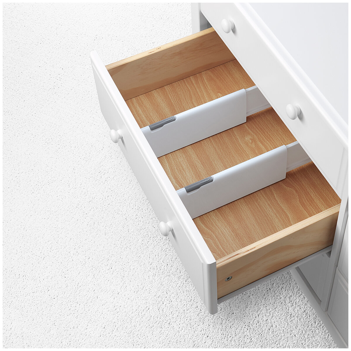 OXO Soft Works Expandable Dresser Drawer Divider Set 4 Piece