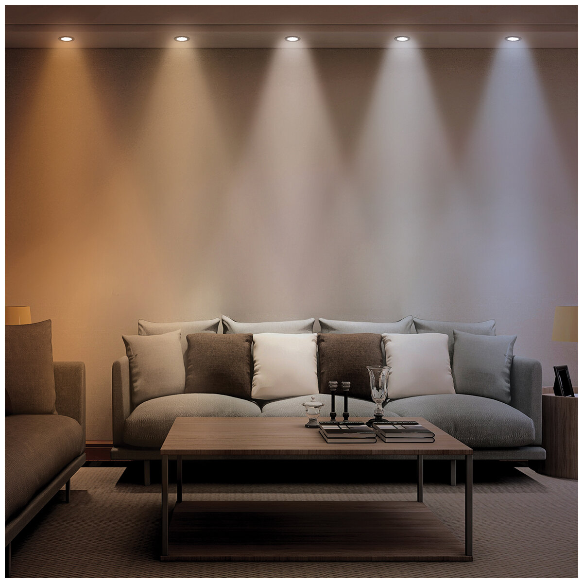 Mirabella 9W LED Downlights 10 Pack 5CCT Dimmable I006247