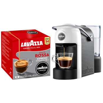 Lavazza A Modo Rossa 108 Pack Capsules with Jolie White Coffee Machine