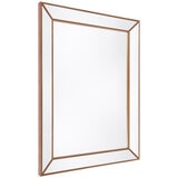 Café Lighting and Living Zeta Wall Mirror Large Antique Gold