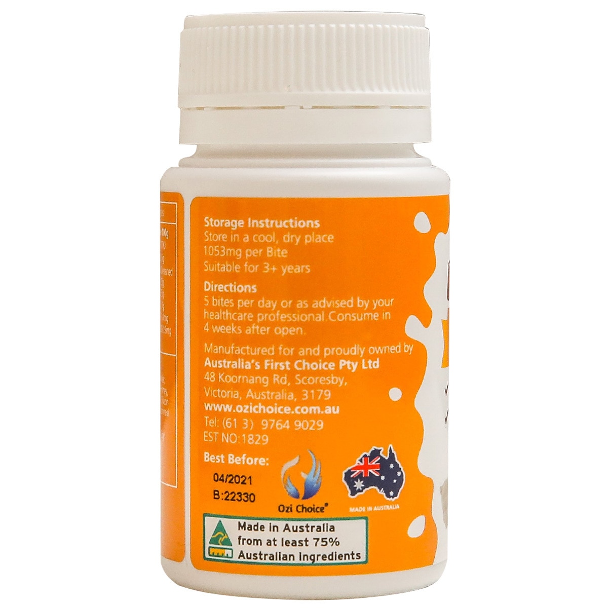 Ozi Choice Milky Bites - Manuka Honey