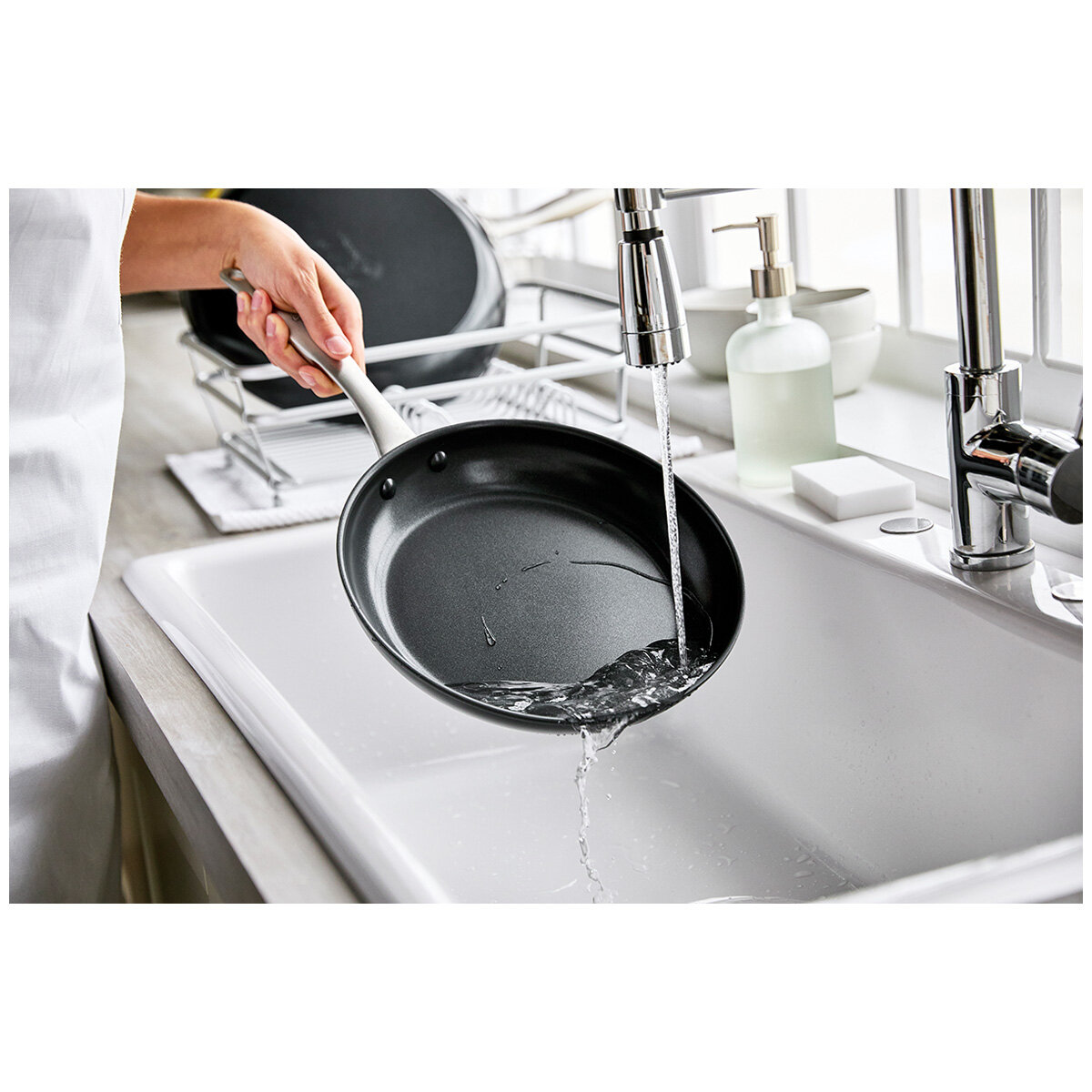 GreenPan Black Pro Ceramic Non-Stick Frypans 3 Piece Set