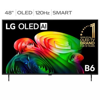 LG 48 Inch OLED AI B6 4K Smart TV OLED48B6PSA
