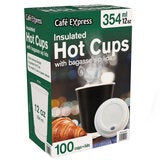 Cafe Express Double Wall Hot Cup & Lid Cafe Express Double Wall Hot Cup & Lid