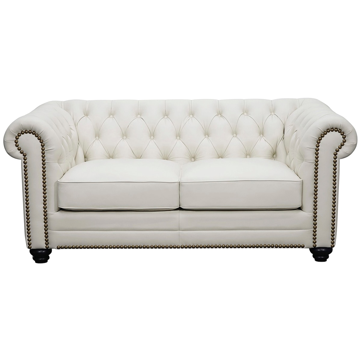 Fjords By Moran Bastille II 2 Seater Leather Sofa White