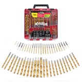 Blu Mol Xtreme 115 Pieces Drill Bit Set Hex And Round