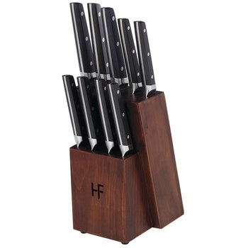 Hampton Forge Knife Block Set 10 Piece Black