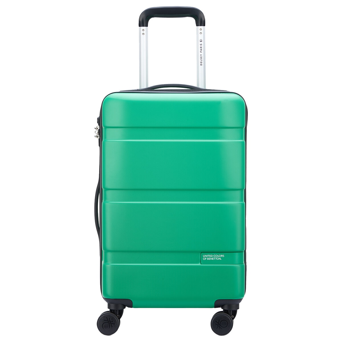 Delsey Benetton 3 Piece Luggage Set Green