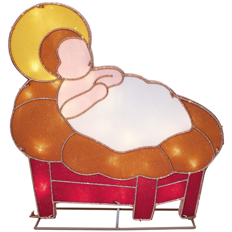 Fabric Mesh LED Nativity Scene Costco Australia