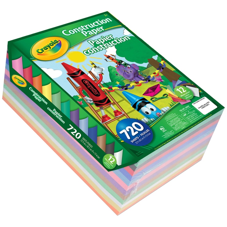Crayola Construction Paper 720ct Costco Australia