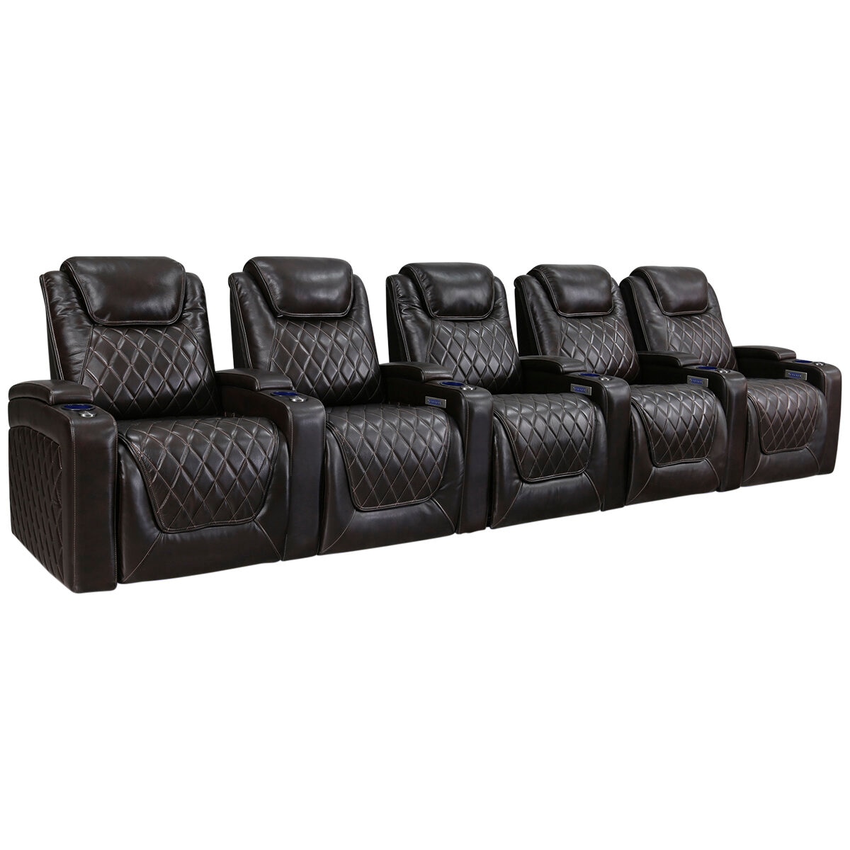 Valencia Home Theatre Oslo Edition 5 Seater Dark Chocolate