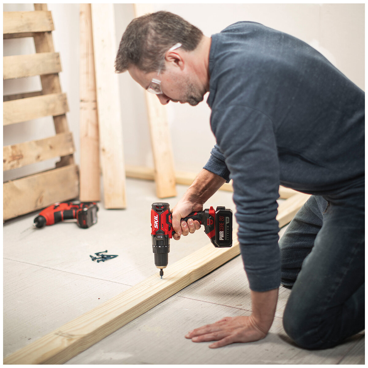 SKIL PWRCORE 20V Brushless Hammer Drill Kit HD5294E-20