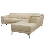 Valencia Pista Leather Reclining Sectional Lounge Right Chaise