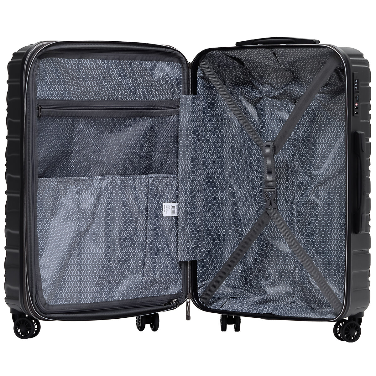Tosca Trition Expandable Hardshell Luggage Charcoal