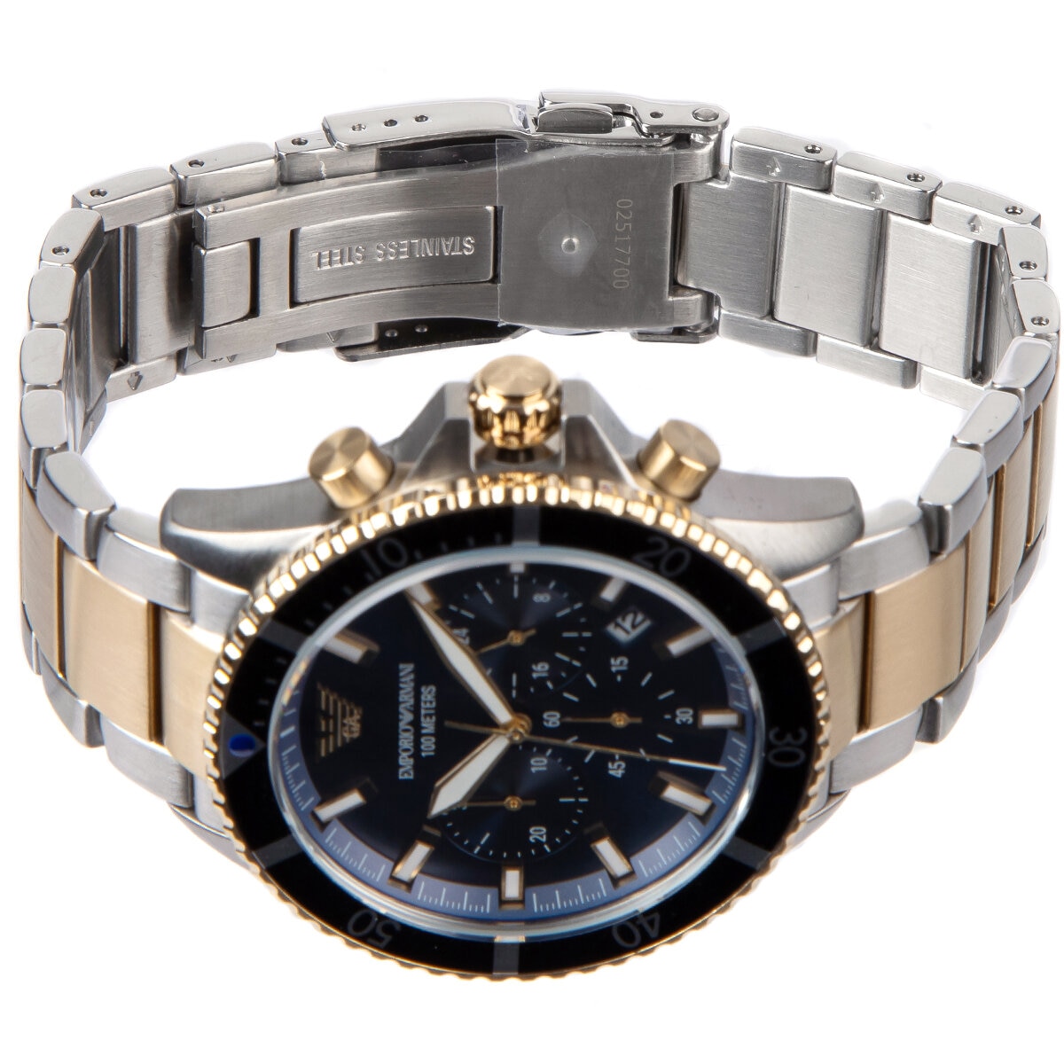 Emporio Armani Chronograph Two-Tone Stainless Steel Men's Watch AR11362