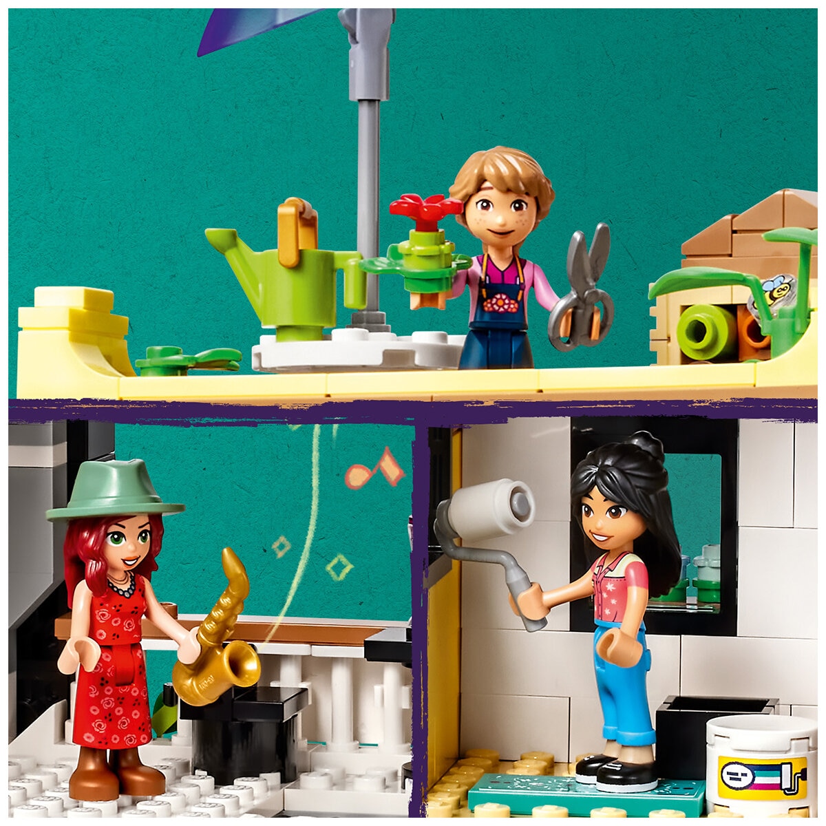 LEGO Friends Downtown Flower and Design Stores 41732