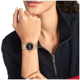 Tommy Hilfiger Lori Rose Gold Steel Black Dial Women's Watch