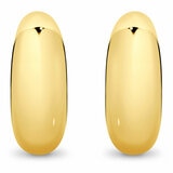 18KT Yellow Gold Bold Hoop Earrings