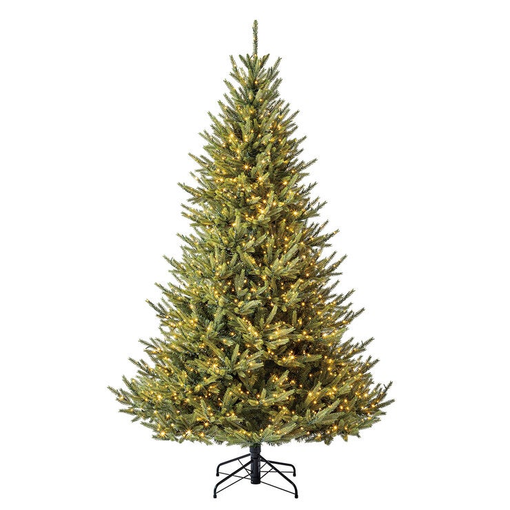 Pre-Lit Abies Artificial Christmas Tree 228.6cm Pre-Lit Abies Artificial Christmas Tree 228.6cm