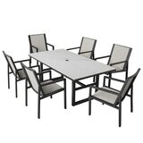 Agio Trinity 7 Piece Sling Dining Set