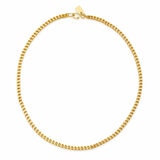 24KT Yellow Gold Franco Necklace