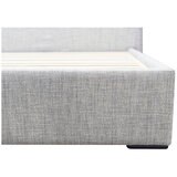 Moran Ora King Bedhead with Encasement and Slats Steel