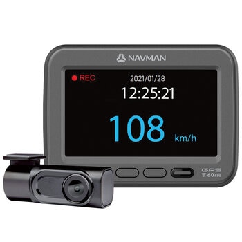 Navman MiVue Speedcam Front and Rear Dash Cam Bundle AA001SPD-32GB