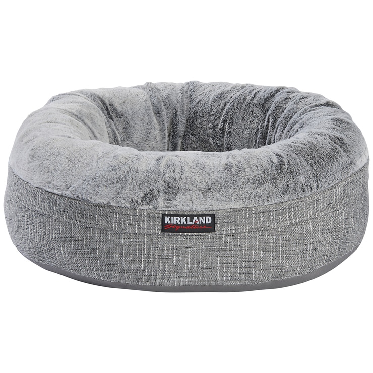 Kirkland Signature Dog Nest Bed 24 Inch Grey Textured