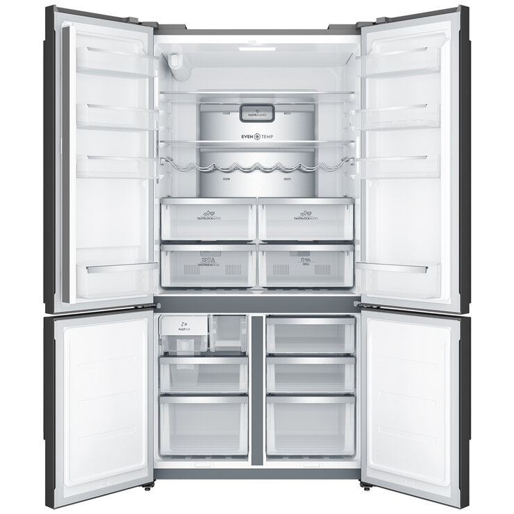 Electrolux 562L French Quad Door Fridge Matte Black EQE5657BA Electrolux 562L French Quad Door Fridge Matte Black EQE5657BA