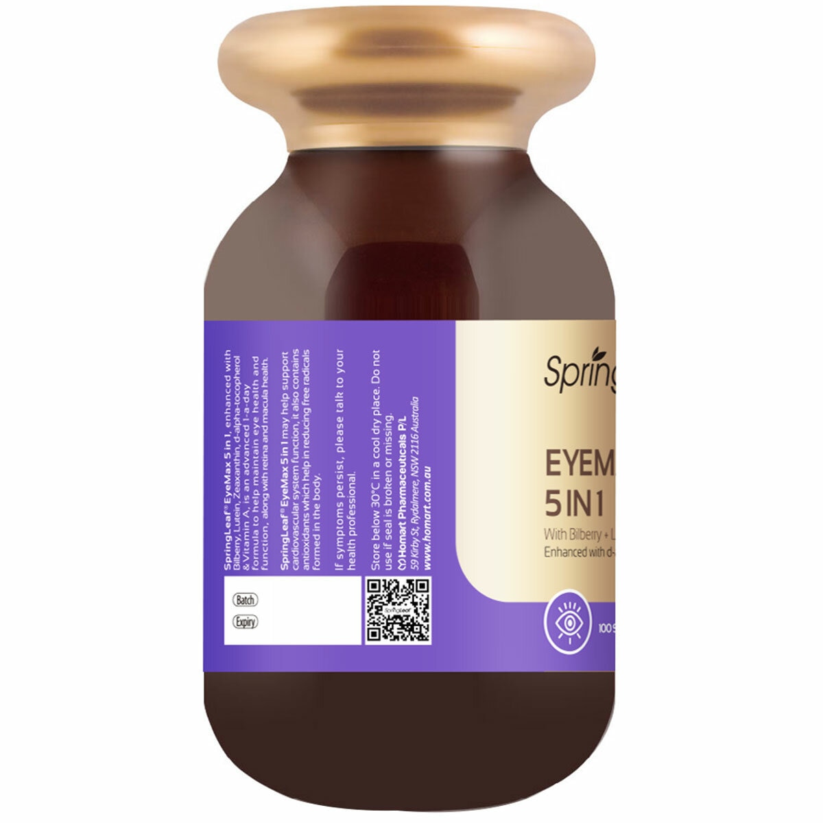 Springleaf Eyemax 5 In 1 100 Capsule Springleaf Eyemax 5 In 1 100 Capsule