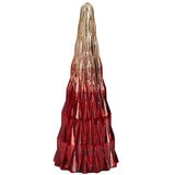 LED Glass Trees Red