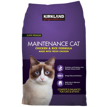 Kirkland Signature Super Premium Maintenance Cat Chicken And Rice Formula 11.34kg