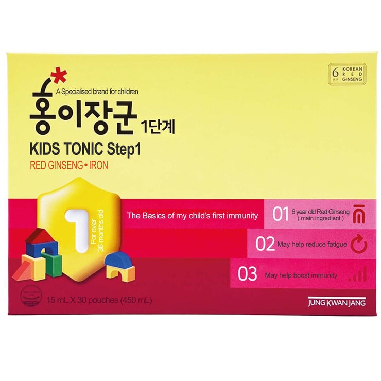 Jung Kwan Jang Kids Tonic Step 1 30 x 15ml Pouches
