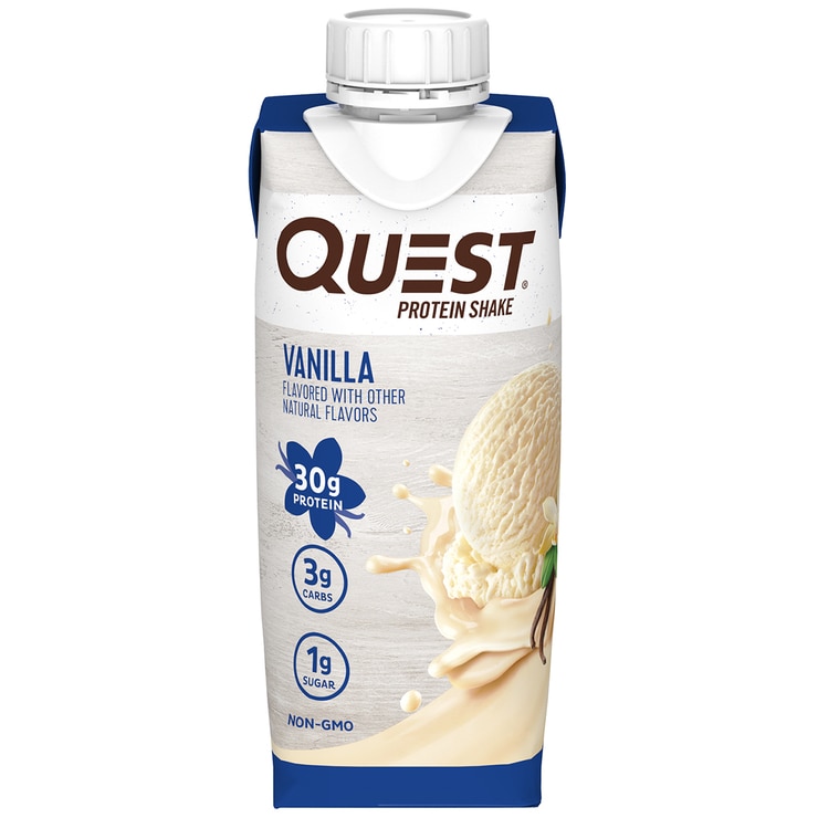 Quest Protein Shake Vanilla 325ml x 12 Costco Australia