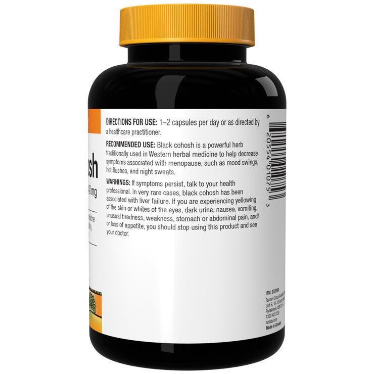 Holista Black Cohosh 40mg 210 Capsules
