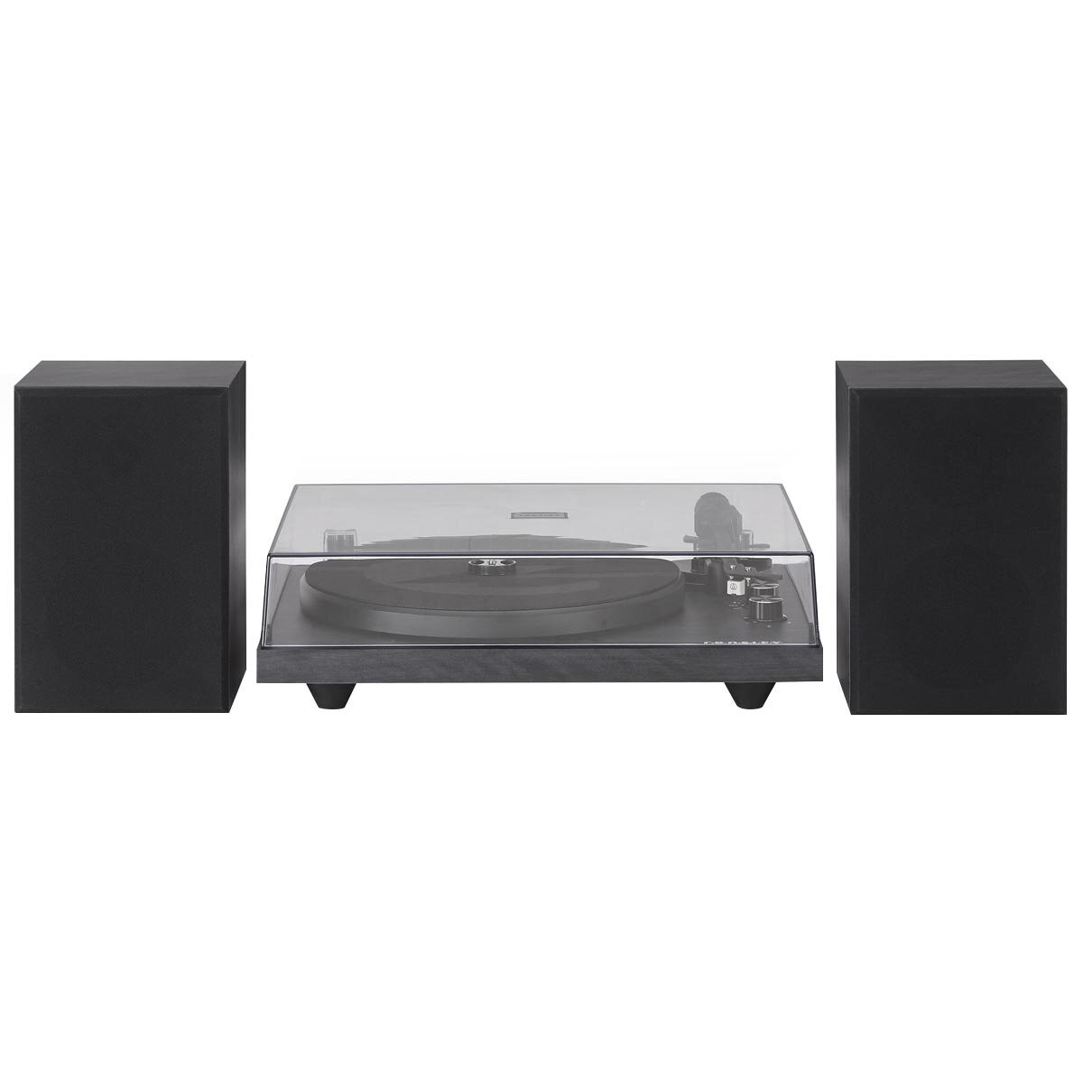 Crosley C62 Shelf System Black CRC62C-BK4
