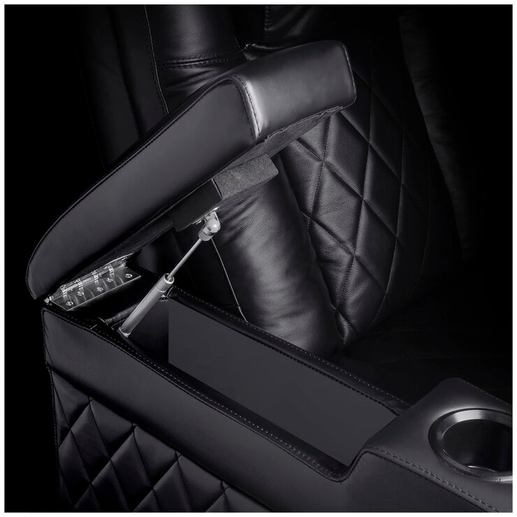Valencia Home Theatre Tuscany Edition 3 Seater Black