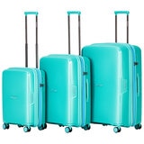 Tosca Bel-Air 3 Piece Luggage Set Teal