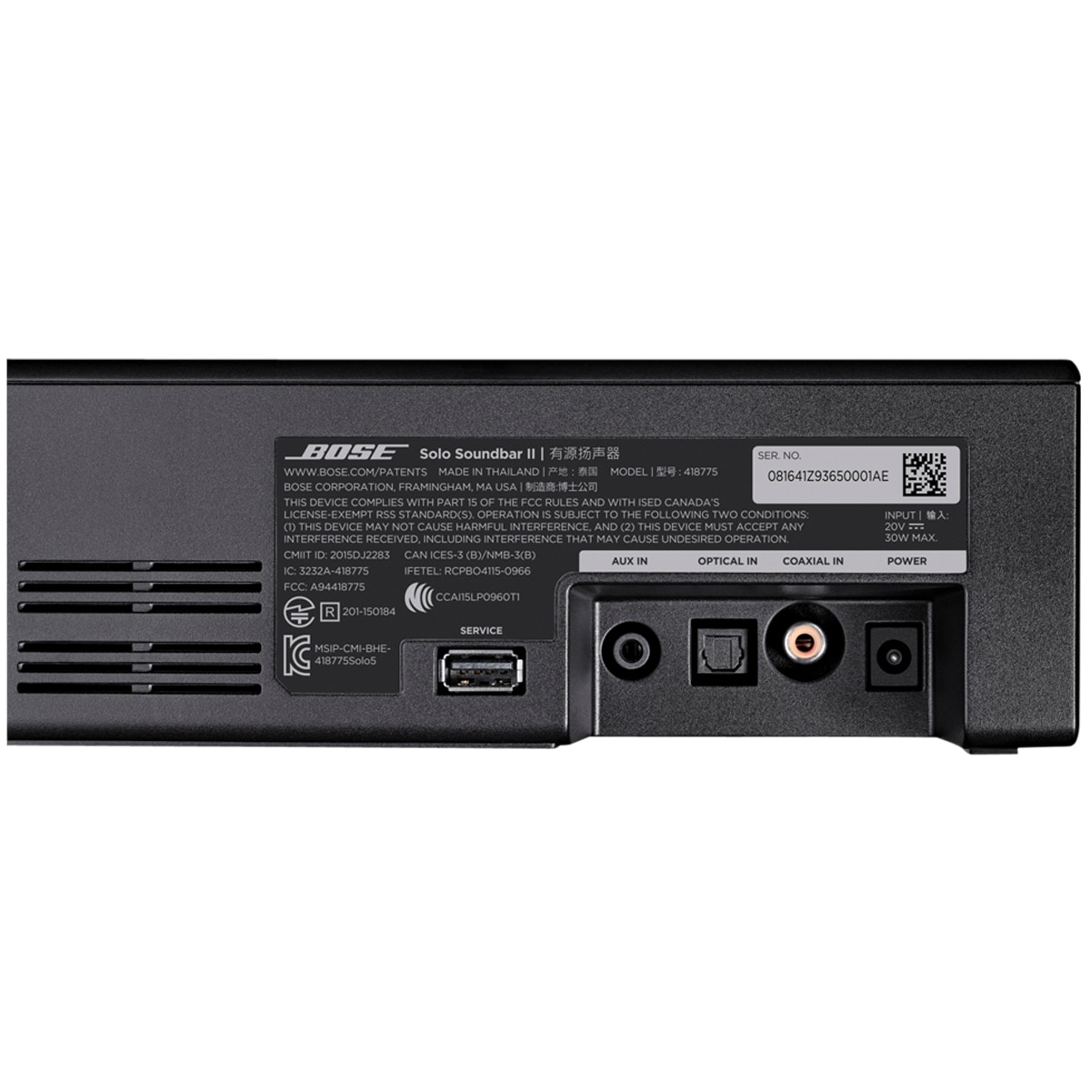 Bose Solo Soundbar Series II 845194-5104