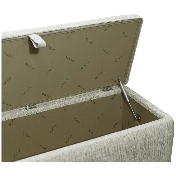 Moran Ora Storage Ottoman Warwick Zion Natural