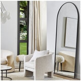 CAFE LIGHTING & LIVING Archibald Floor Mirror Black