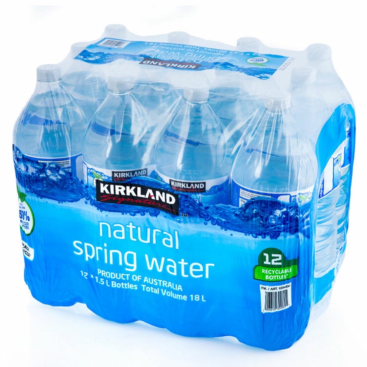 Kirkland Signatur Natural Spring Water Bottles 12 x 1.5L Kirkland Signatur Natural Spring Water Bottles 12 x 1.5L