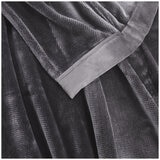 Kirkland Signature Plush Blanket King Charcoal
