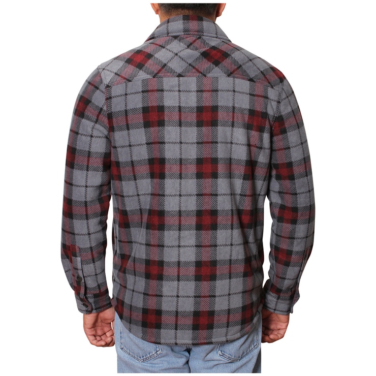 Freedom Foundry Men's Plush Shirt Jacket - Castlerock Freedom Foundry Men's Plush Shirt Jacket - Castlerock