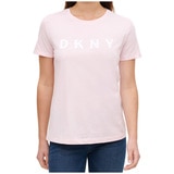 DKNY Women's Logo Tee - Cherry Blossom Pink