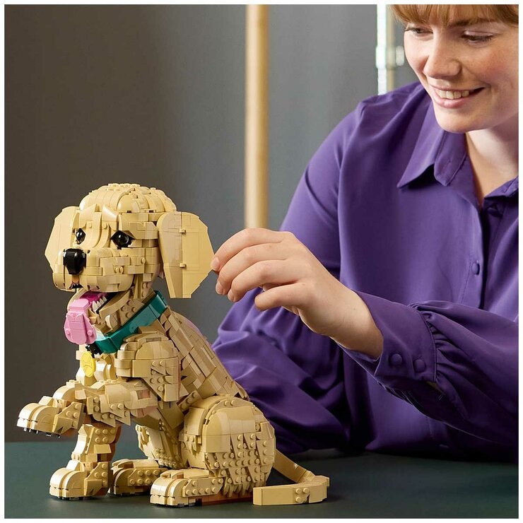 LEGO Icons Golden Retriever Puppy 11384